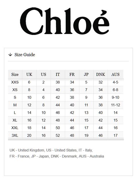 see by chloe size chart|see by chloe size chart women.